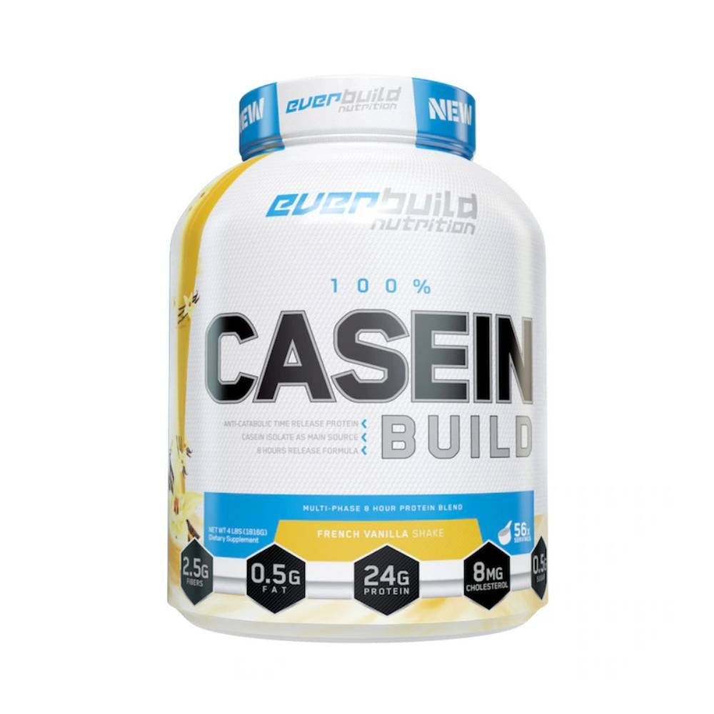 100% Casein Build pudra, 1.8kg, Everbuild Nutrition, Cazeina micelara