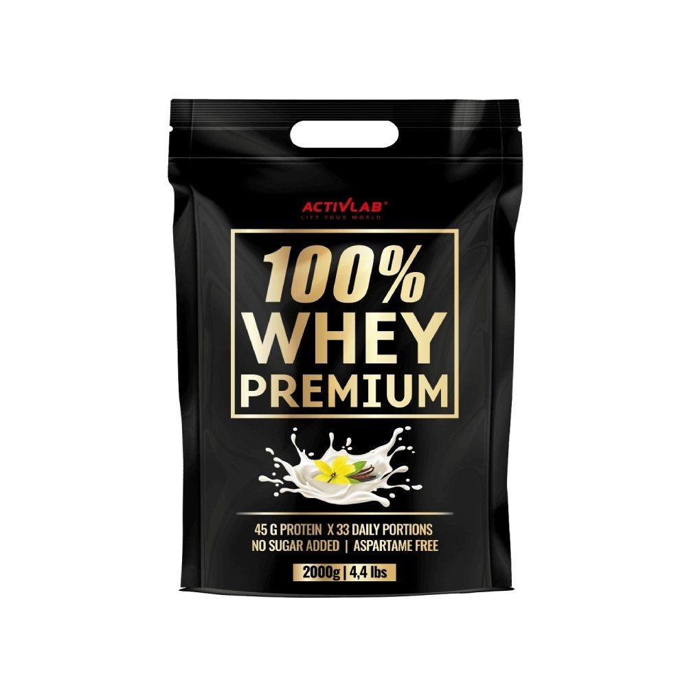 100% Whey Premium 2kg, pudra proteica, Activlab, Concentrat proteic din zer