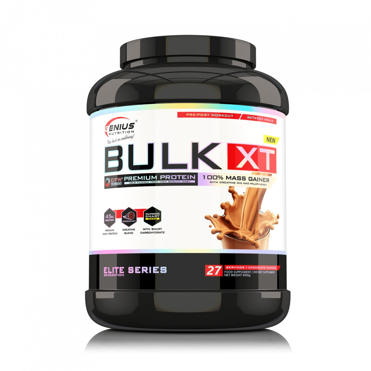 BULK-XT pudra, 4000g, Genius Nutrition, Supliment crestere masa musculara