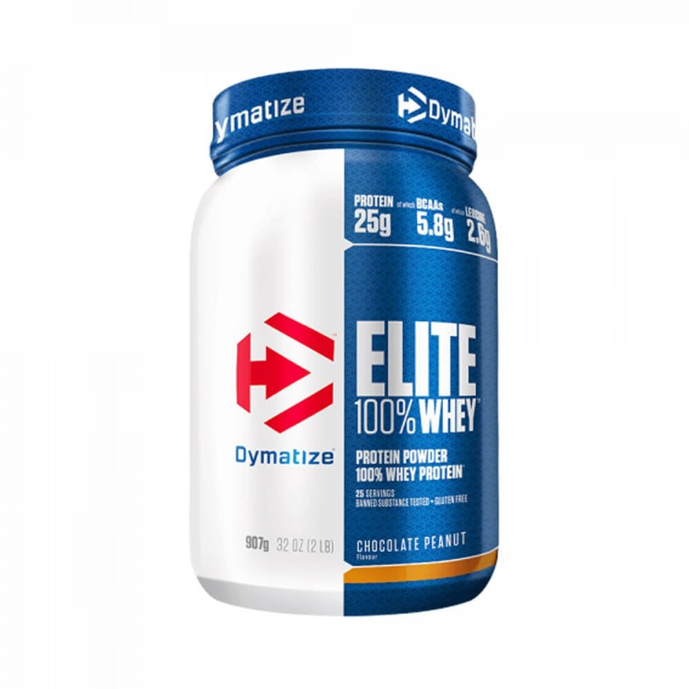Elite Whey Protein 907g, pudra, Dymatize, Concentrat proteic din zer