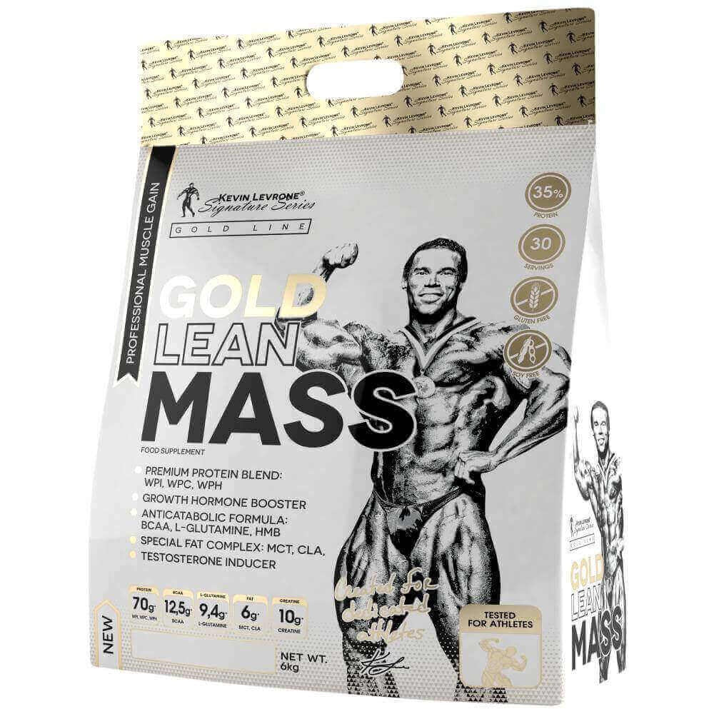 Gold Lean Mass 6kg, pudra, Kevin Levrone, Mix pentru crestere masa musculara
