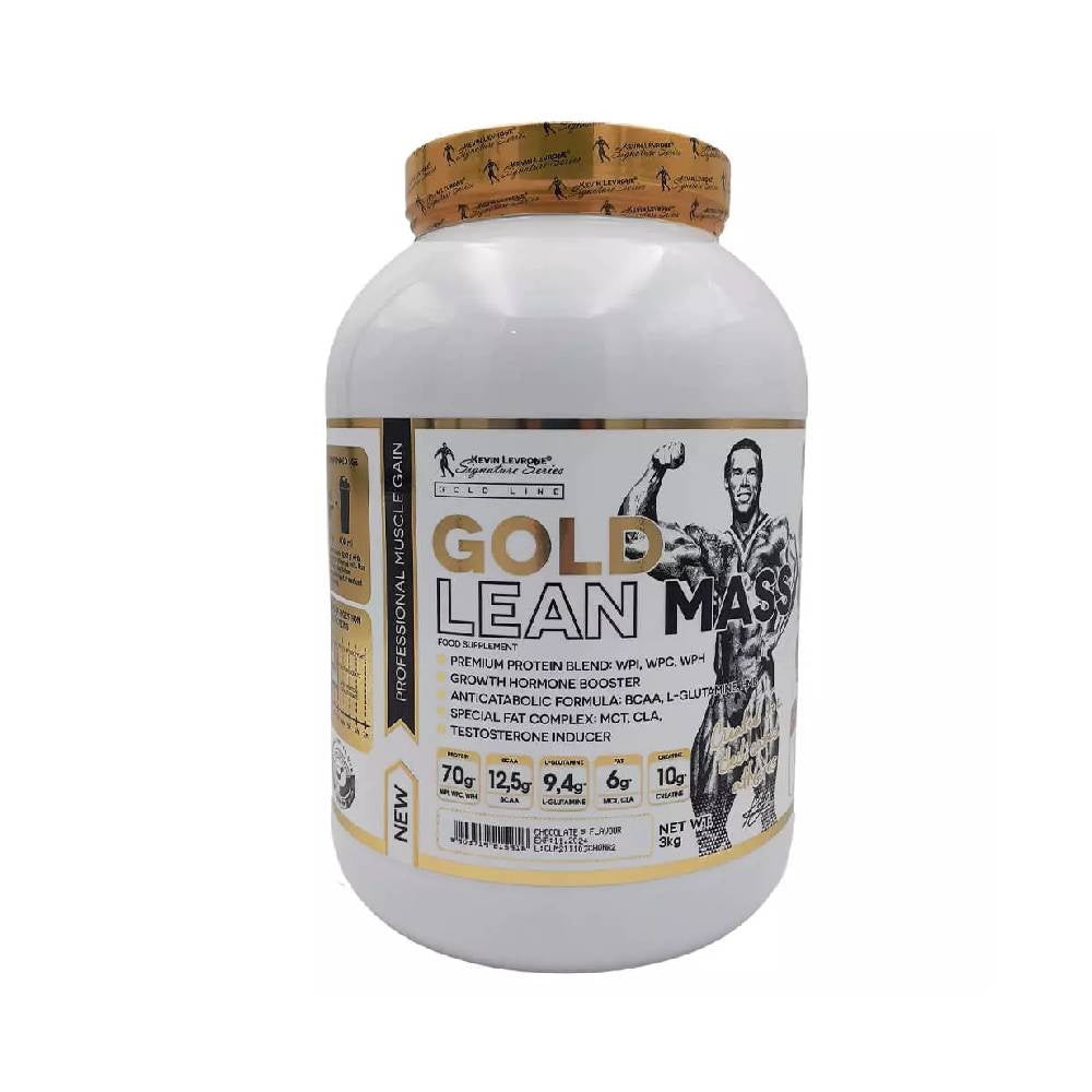 Gold Lean Mass, pudra, 3kg, Kevin Levrone, Mix pentru crestere masa musculara