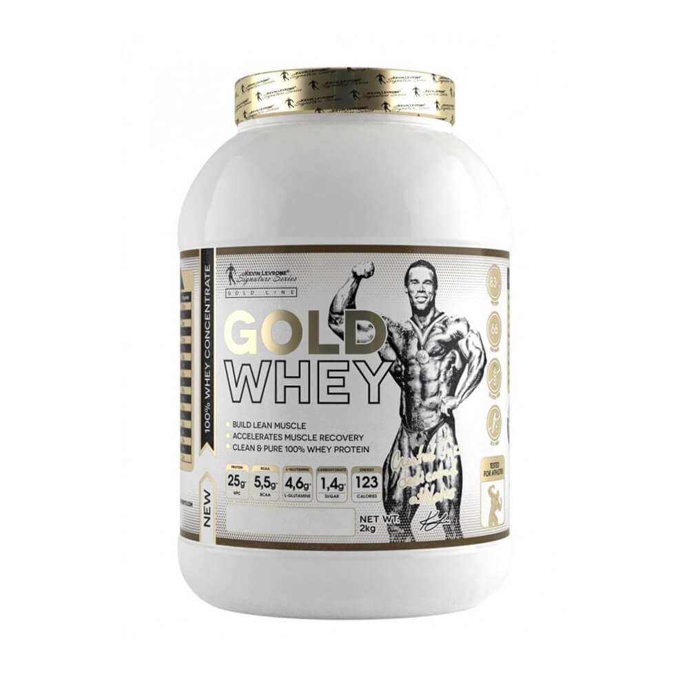 Gold Whey 2kg, pudra, Kevin Levrone, Concentrat proteic din zer