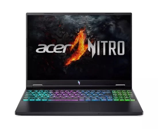 Laptop gaming ACER Nitro 16 AN16-73 NH.QSPEX.00B, 16" WUXGA IPS 165Hz, Intel® Core™ i7 14650HX, 16GB RAM, SSD 1TB, GeForce RTX 4060 8GB, Fara sistem de operare, Obsidian Black
