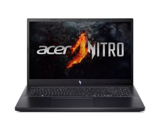 Laptop gaming ACER Nitro V 15 ANV15-41 NH.QSGEX.00K, 15.6" FHD 120Hz, AMD Ryzen™ 5 7535HS, 16GB RAM, SSD 512GB, nVidia GeForce RTX 4050 6GB, Fără sistem de operare, Obsidian Black