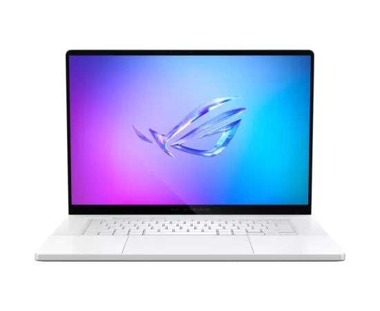 Laptop gaming ASUS ROG Zephyrus G16 GA605WI-QR080, 16" 2.5K OLED 240Hz, AMD Ryzen™ AI 9 HX 370, 32GB RAM, SSD 2TB, GeForce RTX 4070 8GB, Fara sistem de operare, Alb Platină
