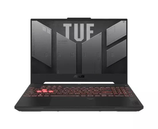 Laptop gaming ASUS TUF A15 FA507NVR-LP002, 15.6" Full HD 144Hz, AMD® Ryzen™ 7 7745HS, 16GB RAM, SSD 512 GB, nVidia GeForce RTX 4060 8GB GDDR6, Fără sistem de operare, Mecha Gray