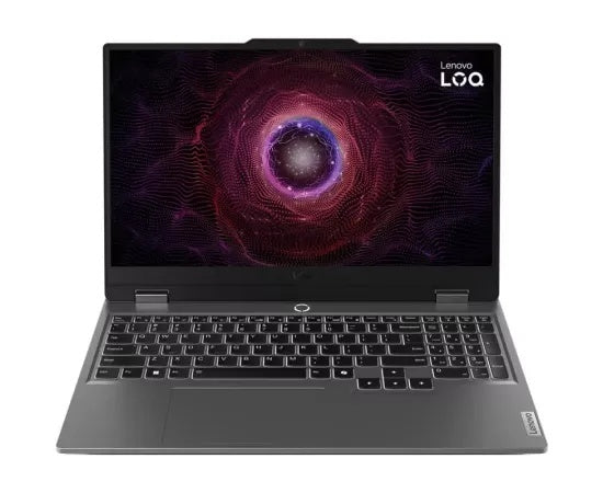 Laptop gaming LENOVO LOQ 15ARP9 83JC0008RM, 15.6" Full HD 144Hz, AMD® Ryzen™ 7 7435HS, 16GB RAM, SSD 512GB, nVidia GeForce RTX 4060 8GB GDDR6, Fara sistem de operare, Luna Gray