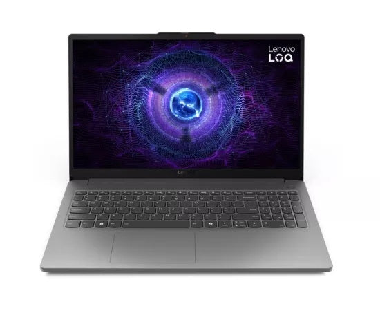 Laptop gaming LENOVO LOQ 15IAX9E 83LK005ERM, 15.6" Full HD 144Hz, Intel® Core™ i5-12450HX, 16GB RAM, SSD 512GB, nVidia GeForce RTX 2050 4GB GDDR6, Fără sistem de operare, Luna Gray