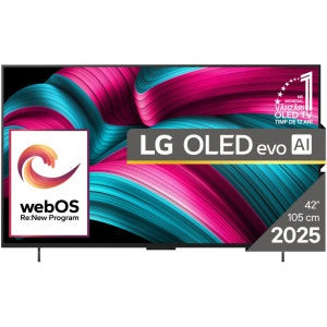 Televizor LED LG Smart TV OLED42C52LA Seria evo AI C5 105cm 4K UHD HDR