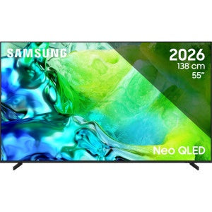 Televizor LED Samsung Smart TV Neo QLED QE55QN80H Seria QN80H 138cm negru 4K UHD HDR