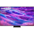 Televizor LED Samsung Smart TV Neo QLED QE75QN80F Seria QN80F 189cm argintiu-negru 4K UHD HDR