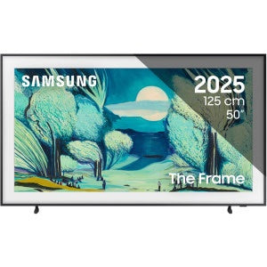 Televizor LED Samsung Smart TV The Frame QLED QE50LS03F Seria LS03F 125cm negru 4K UHD HDR
