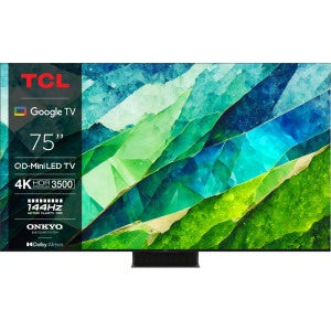 Televizor LED TCL Smart TV Mini LED 75C855 Seria C855 189cm 4K UHD HDR
