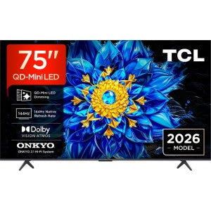 Televizor LED TCL Smart TV QD-MiniLED 75P8L Seria P8L 189cm 4K UHD HDR