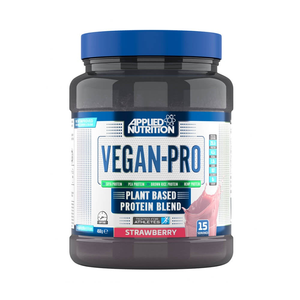 Vegan-Pro pudra, 450g, Applied Nutrition, Proteina vegetala cu aminoacizi cu catena ramificata