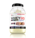 WHEY-X5® 900g, pudra, Genius Nutrition, Blend proteic din zer izolat si concentrat